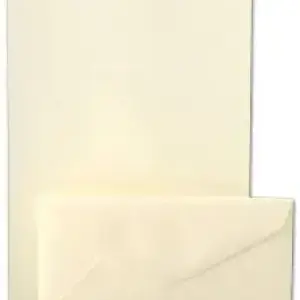 Crane & Co. Ecruwhite Kid Finish Monarch Sheets And Envelopes