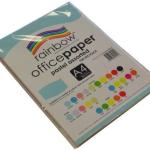 Rainbow A4 Colour Copy Paper 100 Sheets, Pastel Assorted